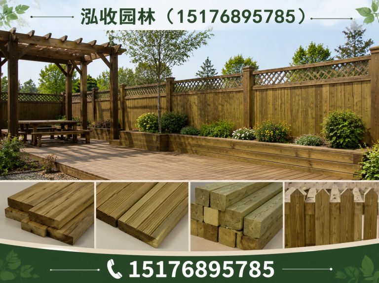 酒泉京津冀防腐木工程展示图